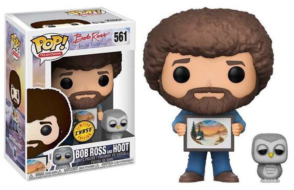 Joy of Painting - Bob Ross with Hoot Chase POP! Vinyl Figure
