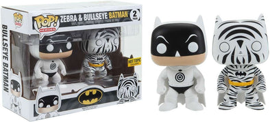 Zebra and Bullseye Batman 2-Pack Exclusive Pop! Vinyl Figures