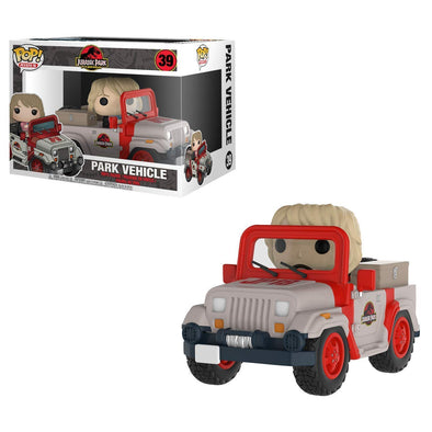 Jurassic Park - Park Vehicle with Ellie Sattler Pop! Vinyl Vehicle