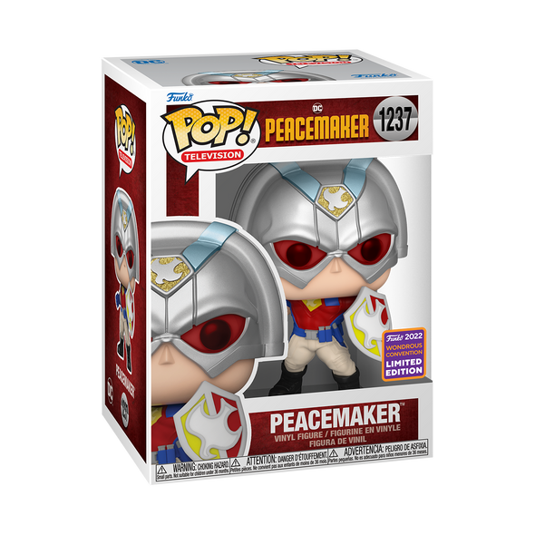 WonderCon 2022 - DC Peacemaker:The Series Peacemaker /w Shield Exclusive Pop! Vinyl Figure