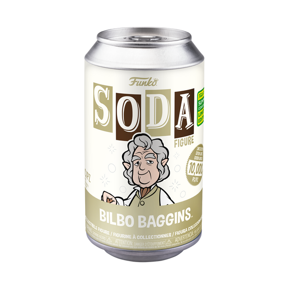 SDCC 2022 - Lord Of The Rings Bilbo Baggins Soda Can Exclusive Vinyl Figure
