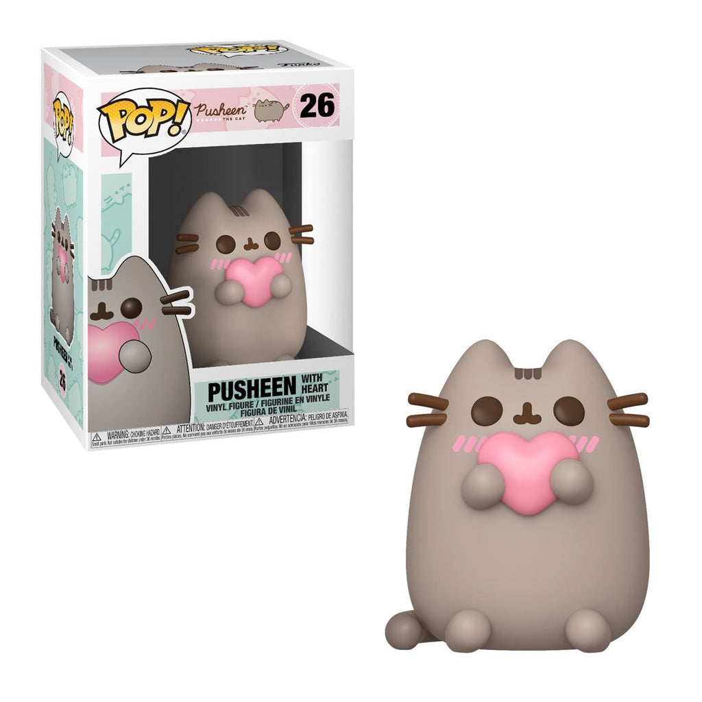 Pusheen Pusheen w Heart POP Vinyl Figure B K Collectables