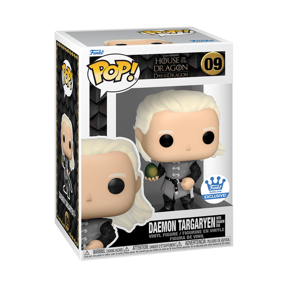 Game of Thrones: House Of The Dragon - Daemon Targaryen with Dragon Egg Exclusive Pop! Vinyl Figure
