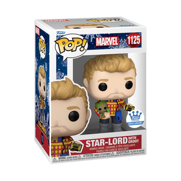 Guardians of the Galaxy Holiday Special - Star-Lord with Groot (2022) Exclusive POP! Vinyl Figure