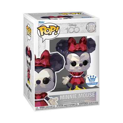 Disney 100th Anniversary - Minnie Mouse (Facet Style) Exclusive Pop Vinyl Figure