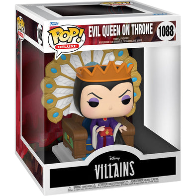 Disney Villains - Evil Queen On Throne Deluxe Pop! Vinyl Figure