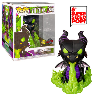 Disney Villains - Maleficent Glow-In-The-Dark Dragon 6" Exclusive Pop! Vinyl Figure