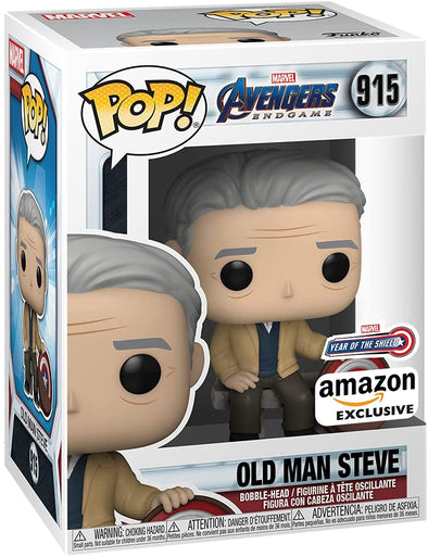 Avengers: Endgame - Old Man Steve (Year Of The Shield) Exclusive Pop! Vinyl Figure