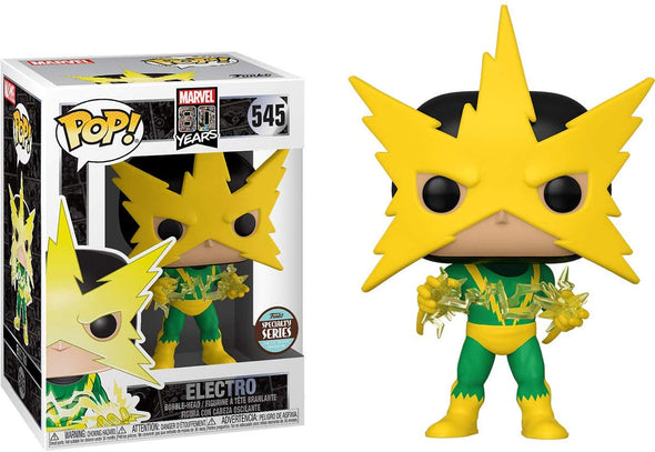 Marvel 80th - Electro (First Appearance) Specialty Series Exclusive Pop! Vinyl Figure