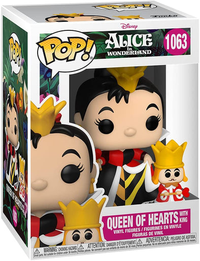 Alice In Wonderland 70th Anniversary - Queen of Hearts /w King Pop! Vinyl Figure