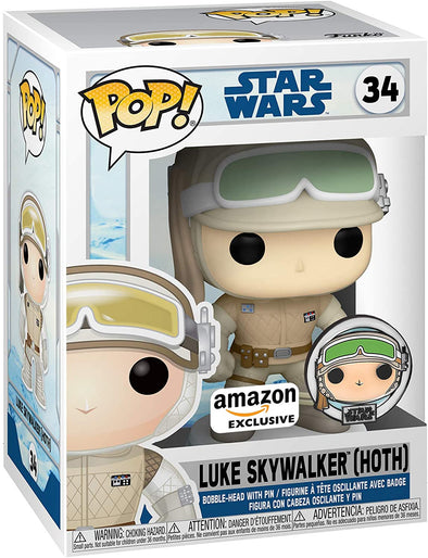 Star Wars - Luke Skywalker (Hoth) with Star Wars ATG Pin Exclusive Pop! Vinyl Figure