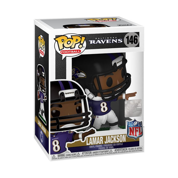 NFL - Ravens Lamar Jackson (Home Jersey) Pop! Vinyl Figure