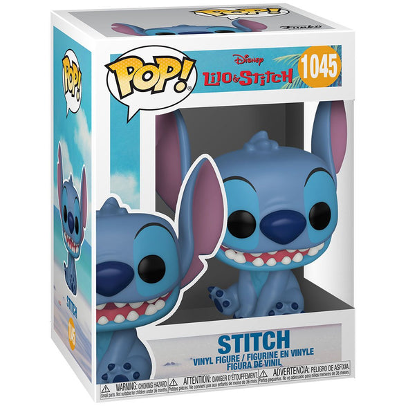 Lilo & Stitch - Stitch (Seated and Smiling) Pop! Vinyl Figure