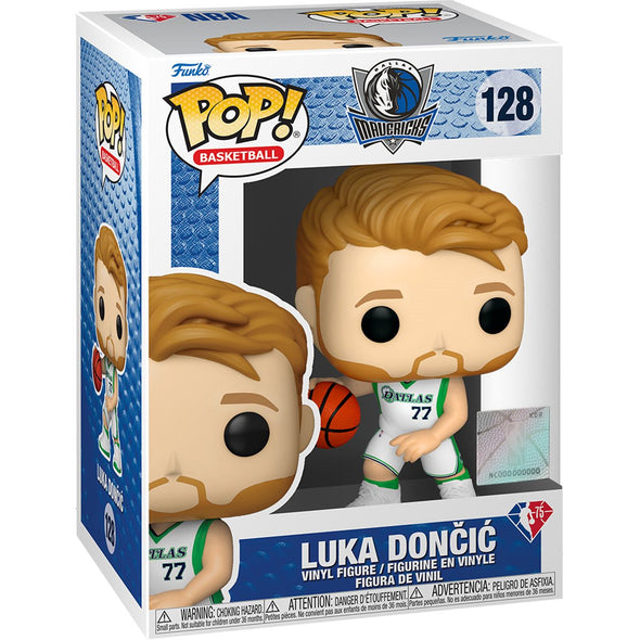 NBA - Mavericks Luka Doncic (White Jersey) Pop! Vinyl Figure