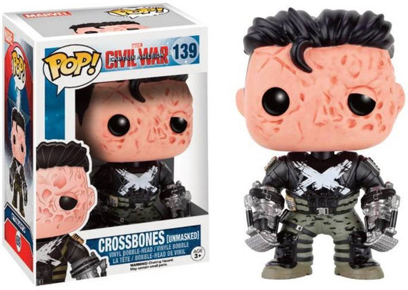 Marvel Civil War - Unmasked Crossbones Exclusive Pop! Vinyl Figure