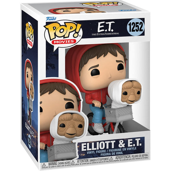 E.T. The Extra Terrestrial 40th - Elliott & E.T. (in Bike Basket) Pop! Vinyl Figure