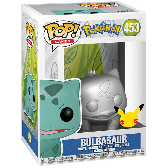 Pokemon - Bulbasaur (Metallic Silver) Pop! Vinyl Figure