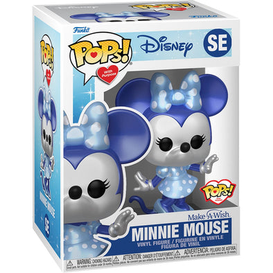 POPs With Purpose - Make-A-Wish Minnie Mouse (Blue Chrome) POP! Vinyl Figure