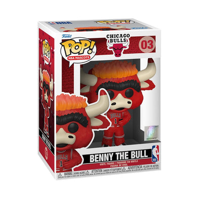 NBA Mascots - Chicago Bulls Benny The Bull Pop! Vinyl Figure