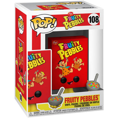 POP Foodies - Post Fruity Pebbles Cereal Box (US Exclusive) Pop! Vinyl Figure