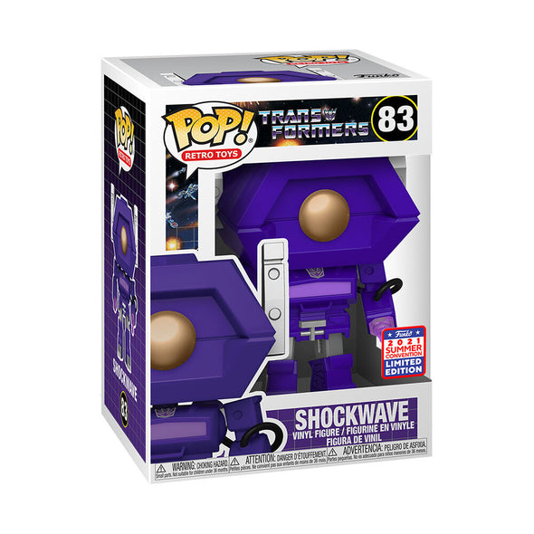 SDCC 2021 - POP Retro Toys The Transformers Shockwave Exclusive POP! Vinyl Figure