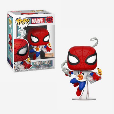 Marvel - Spider-Man (Pi Shirt /w Pizza) Exclusive Pop! Vinyl Figure