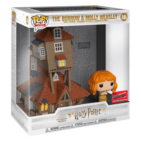NYCC 2020 - Harry Potter The Burrow & Molly Weasley Exclusive Pop! Town Vinyl Figure