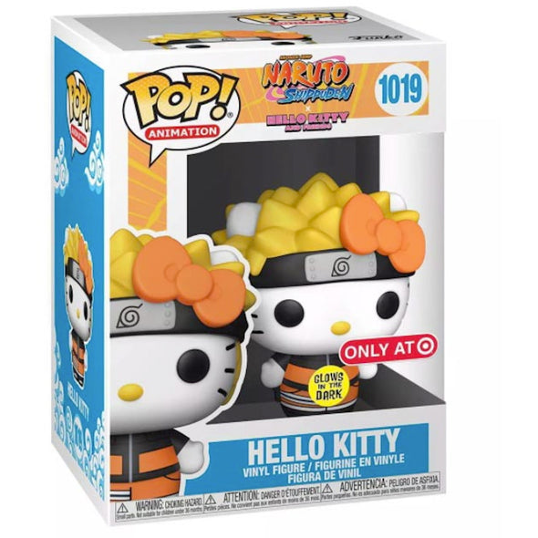 Sanrio x Naruto - Hello Kitty Naruto Glow-In-The-Dark Exclusive Pop! Vinyl Figure