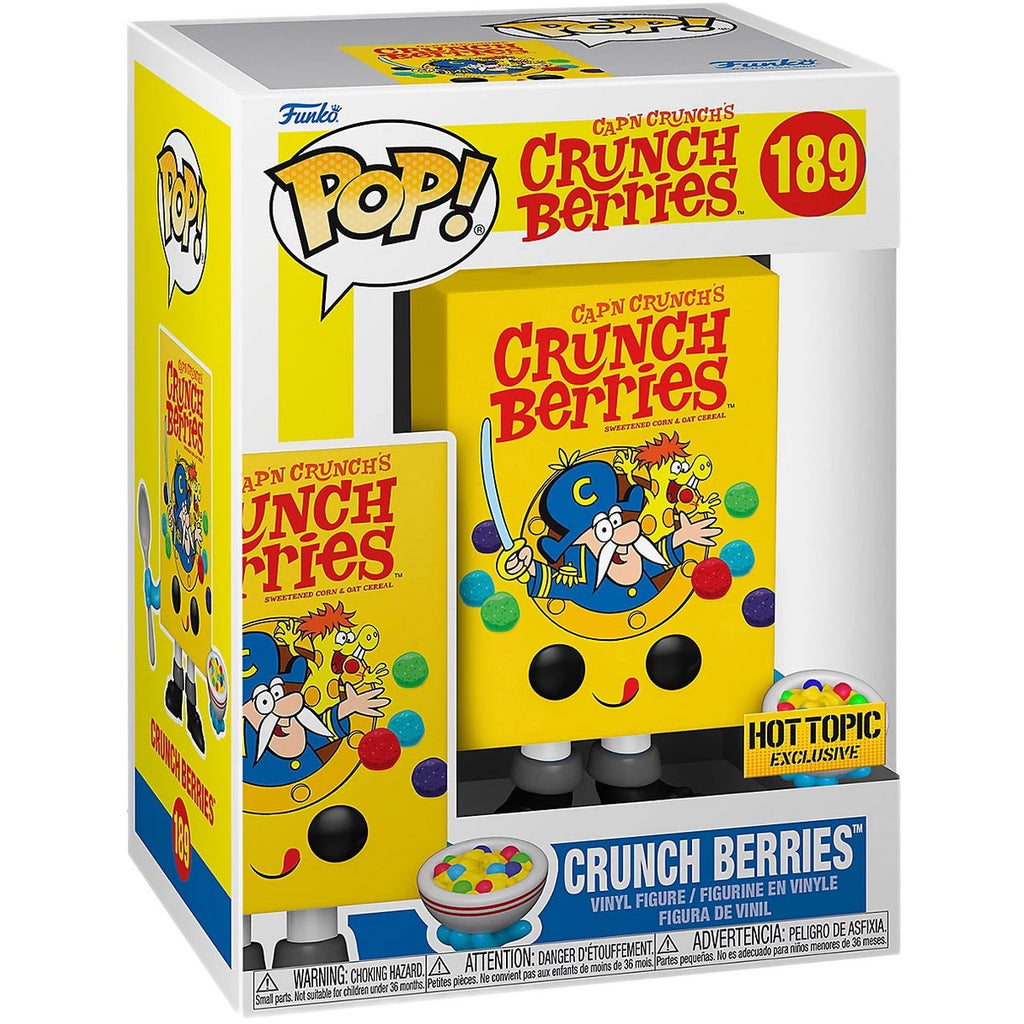 POP Foodies - Cap'n Crunch Crunch Berries Cereal Box Exclusive Pop! Vinyl  Figure