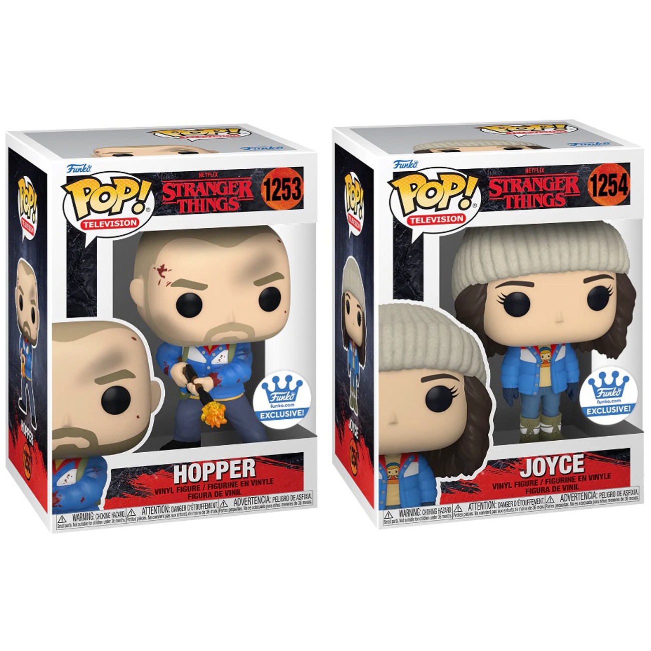 Stranger Things Joyce and Hopper (S4) 2-Pack Exclusive Pop