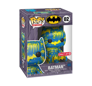 Funko POP! Art Series: DC - Batman (Blue and Yellow) Exclusive Pop! Vinyl Figure