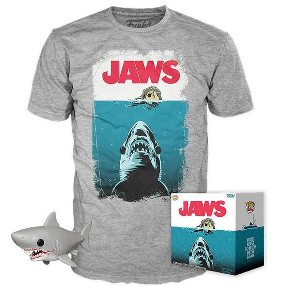POP Tees - Jaws Bloody Great White Shark 6" POP with Tee Exclusive