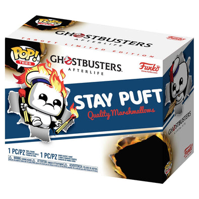 Ghostbusters: Afterlife - Mini-Puft (On Fire) Glow-In-The-Dark Pop! Vinyl Figure and Tee