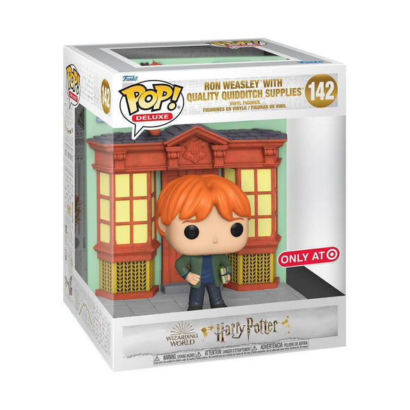 Harry Potter - Ron Weasley Diagon Alley (with Quality Quidditch Supplies) Exclusive Deluxe Pop! Vinyl Figure