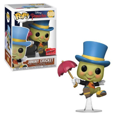 NYCC 2020 - Disney Pinocchio Jiminy Cricket Exclusive Pop! Vinyl Figure