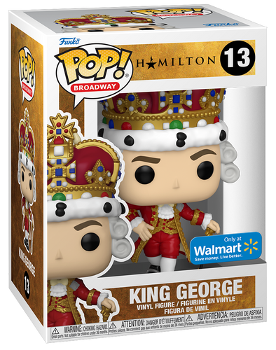POP Broadway - Hamilton King George (Standing) Exclusive POP! Vinyl Figure