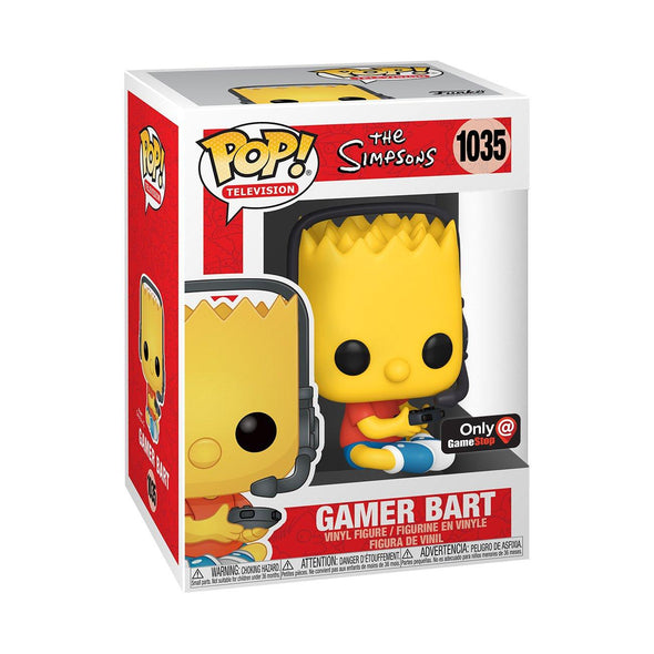 The Simpsons - Gamer Bart Exclusive Pop! Vinyl Figure