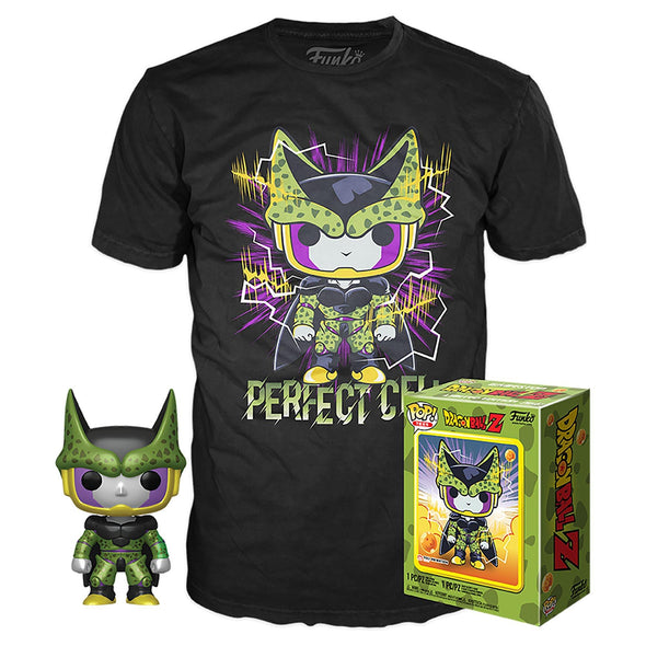 POP Tees - Dragonball Z Metallic Perfect Cell Pop with Tee Exclusive