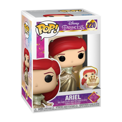 Disney Ultimate Princess - Ariel (Golden Collection /w Pin) Exclusive Pop! Vinyl Figure