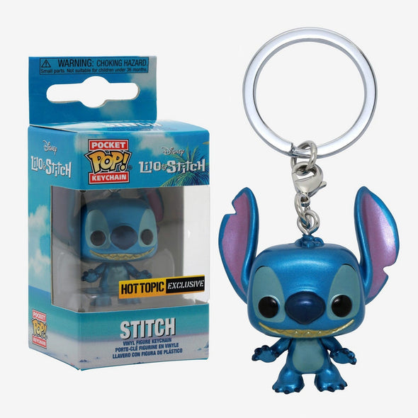 Lilo & Stitch - Stitch (Metallic) Exclusive Pocket Pop Keychain