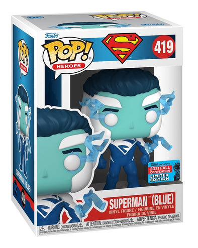 NYCC 2021 - DC Superman (Blue) Exclusive Pop! Vinyl Figure
