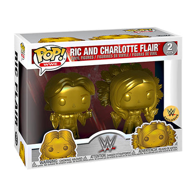 WWE - Golden Ric and Charlotte Flair Exclusive 2-Pack Pop! Vinyl Figures