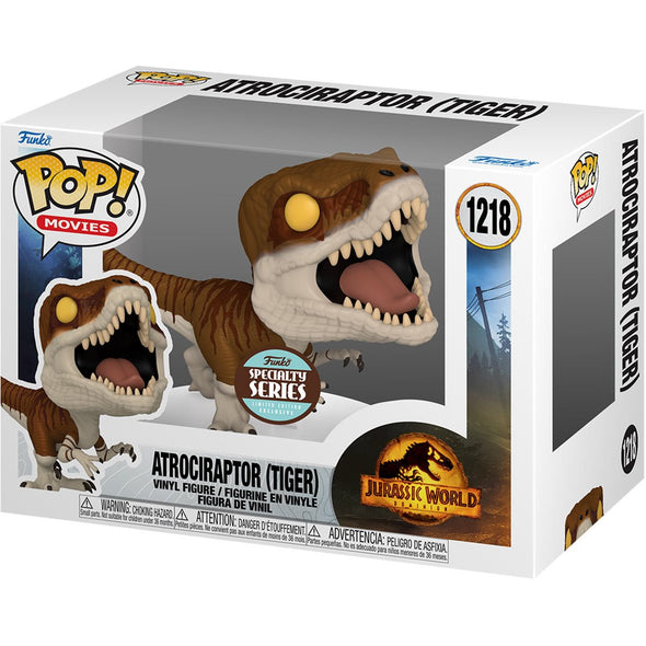 Jurassic World Dominion - Atrociraptor (Tiger) Specialty Series Exclusive Pop! Vinyl Figure