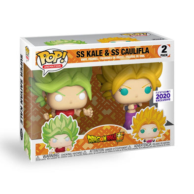 Dragonball Super - Super Saiyan Kale and Super Saiyan Caulifla Exclusive Pop! Vinyl Figure 2-pack