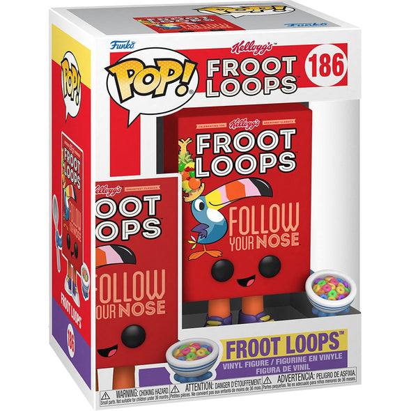 POP Foodies - Kelloggs Fruit Loops Cereal Box Pop! Vinyl Figure