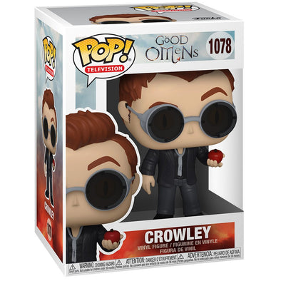 Good Omens - Crowley /w Apple Pop! Vinyl Figure