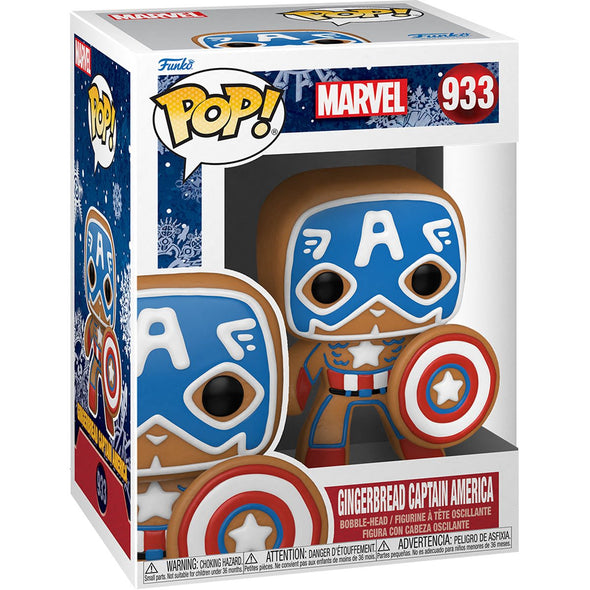Marvel Holiday - Gingerbread Captain America (2021) POP! Vinyl Figure