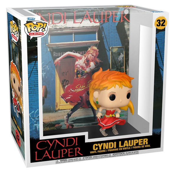 POP Albums - Cyndi Lauper She's So Unusual Album POP! Vinyl Figure