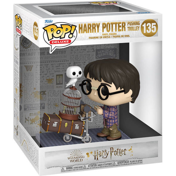 Harry Potter - Harry Potter Pushing Trolley Deluxe Pop! Vinyl Figure