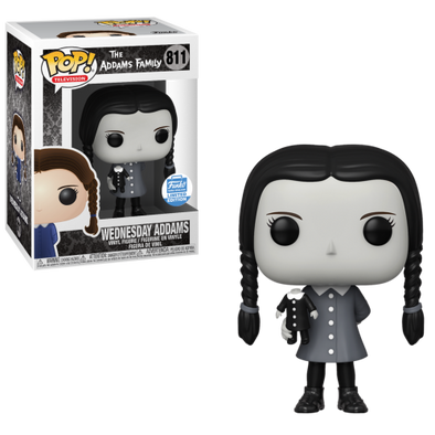 The Addams Family - Wednesday Addams (B&W) Exclusive Pop! Vinyl Figure